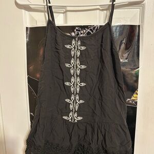 Mossimo Supply Co Black Embellished Camisole